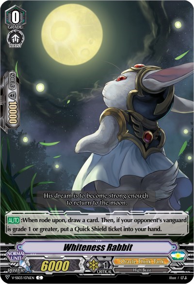 Whiteness Rabbit [V Format] V-SS03/076EN