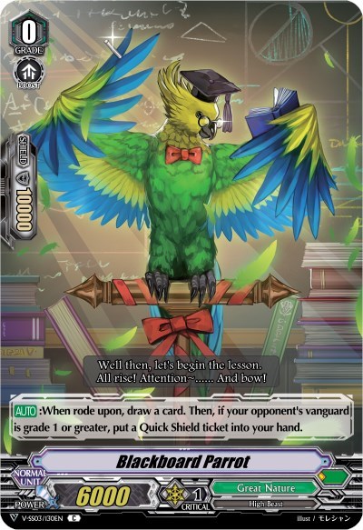 Blackboard Parrot [V Format] V-SS03/130EN