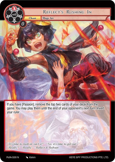 Reflect's Rushing In 