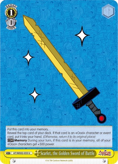 Scarlet, the Golden Sword of Battle AT/WX02-033 U