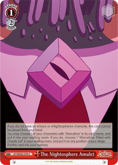 The Nightosphere Amulet AT/WX02-070 C