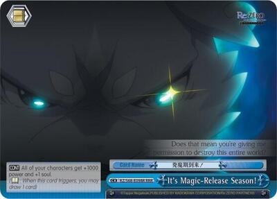 It's Magic-Release Season! RZ/S68-E098R RRR