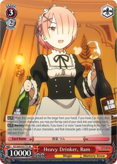 Heavy Drinker, Ram RZ/S68-E017S SR