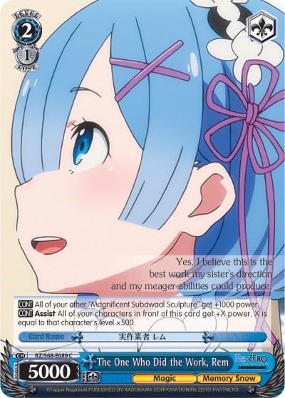 The One Who Did the Work, Rem RZ/S68-E089 C