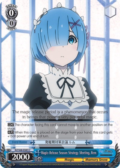 Magic-Release Season Strategy Meeting, Rem RZ/S68-E085 C
