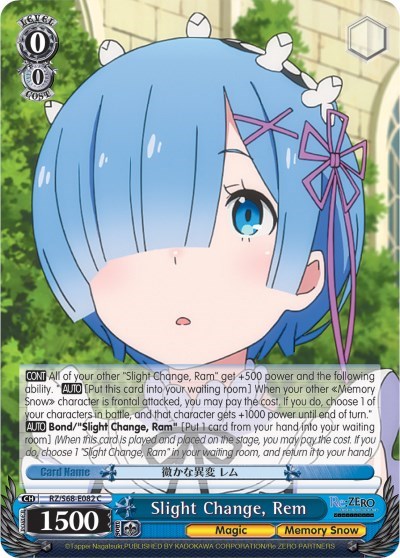 Slight Change, Rem RZ/S68-E082 C