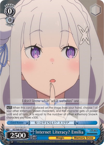 Internet Literacy? Emilia RZ/S68-E071 U