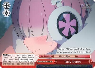 Daily Duties RZ/S68-E049 CR