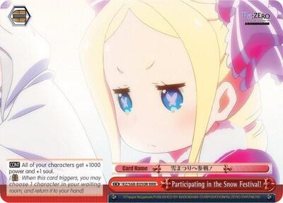 Participating in the Snow Festival! RZ/S68-E050R RRR