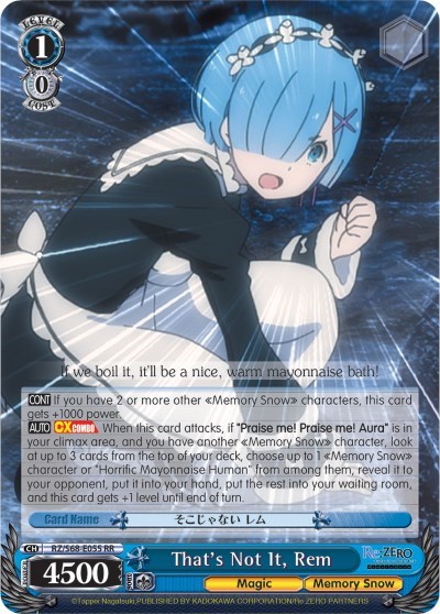 That's Not It, Rem RZ/S68-E055 RR