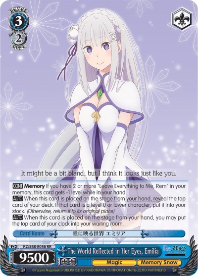 The World Reflected in Her Eyes, Emilia RZ/S68-E056 RR