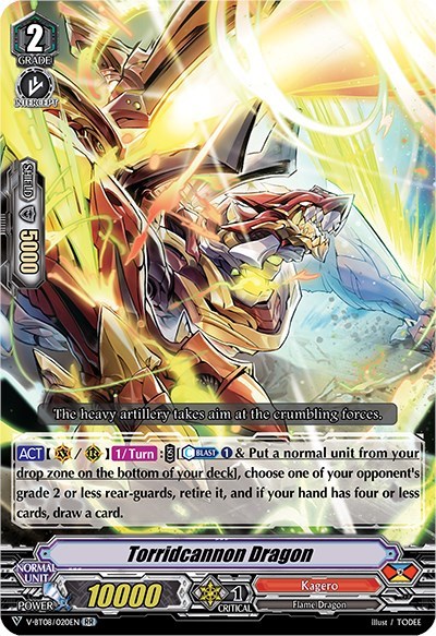 Torridcannon Dragon [V Format] V-BT08/020EN RR