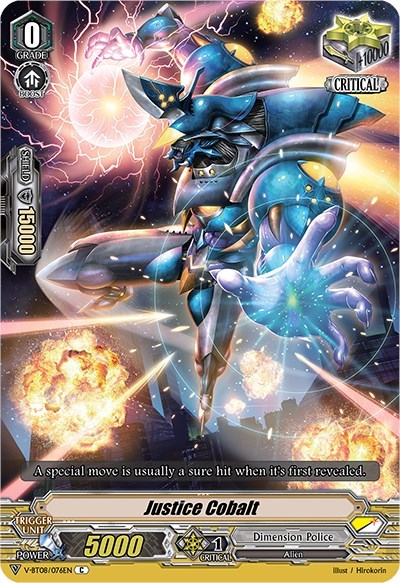 Justice Cobalt [V Format] V-BT08/076EN C