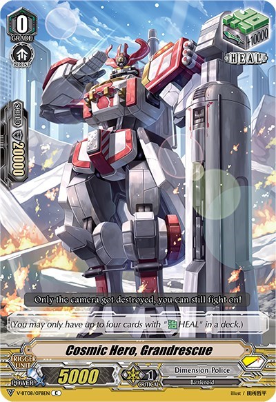 Cosmic Hero, Grandrescue [V Format] V-BT08/078EN C