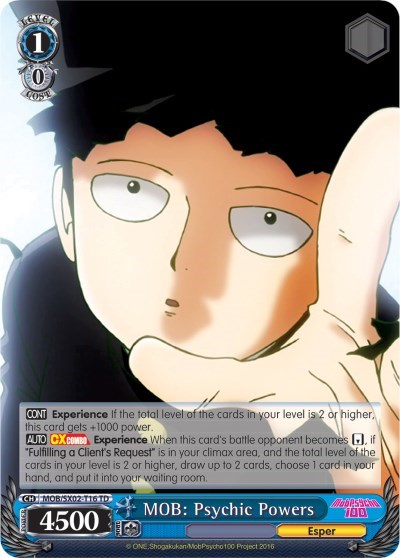 MOB: Psychic Powers MOB/SX02-T16 TD