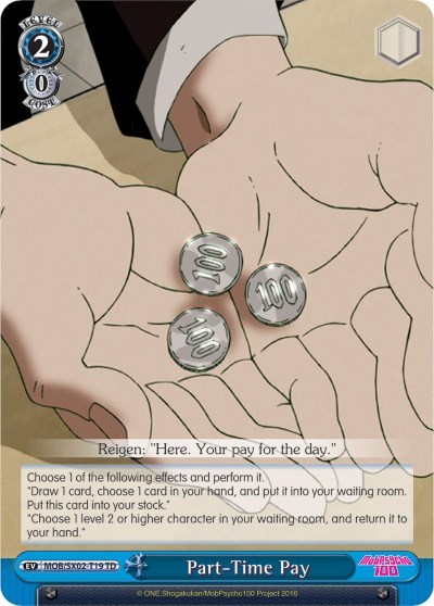 Part-Time Pay MOB/SX02-T19 TD
