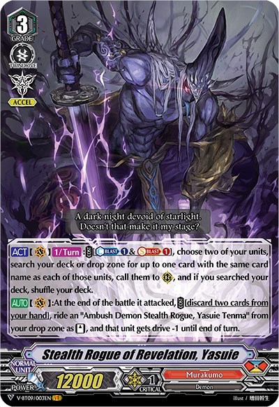 Stealth Rogue of Revelation, Yasuie [V Format] V-BT09/003EN