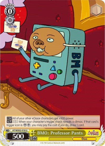 BMO: Professor Pants AT/WX02-018 U