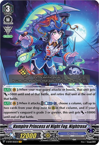 Vampire Princess of Night Fog, Nightrose [V Format] V-BT09/002EN
