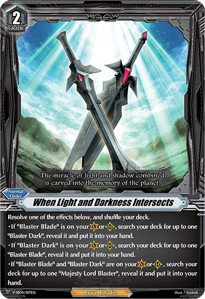 When Light and Darkness Intersects [V Format] V-SS04/017EN