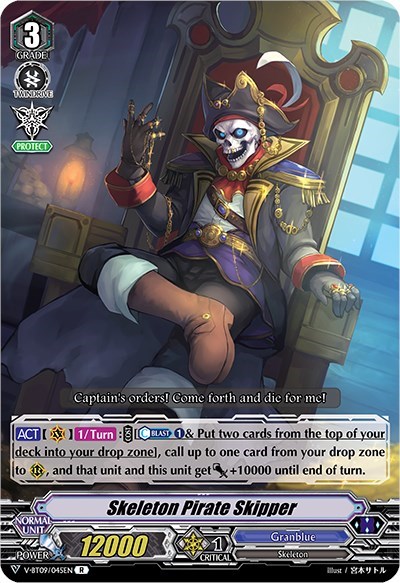 Skeleton Pirate Skipper [V Format] V-BT09/045EN