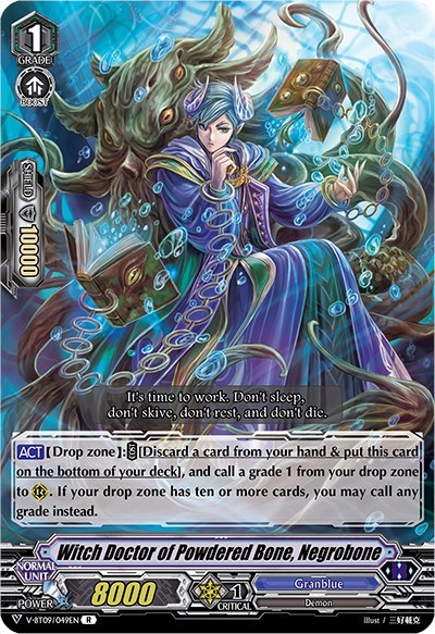 Witch Doctor of Powdered Bone, Negrobone [V Format] V-BT09/049EN