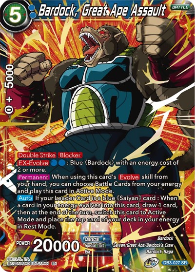 Bardock, Great Ape Assault DB3-027