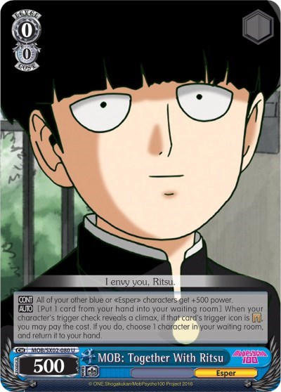 MOB: Together With Ritsu MOB/SX02-080 U