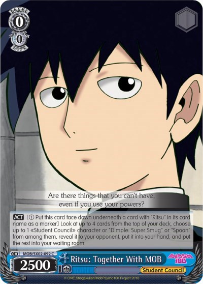 Ritsu: Together With MOB MOB/SX02-092 C