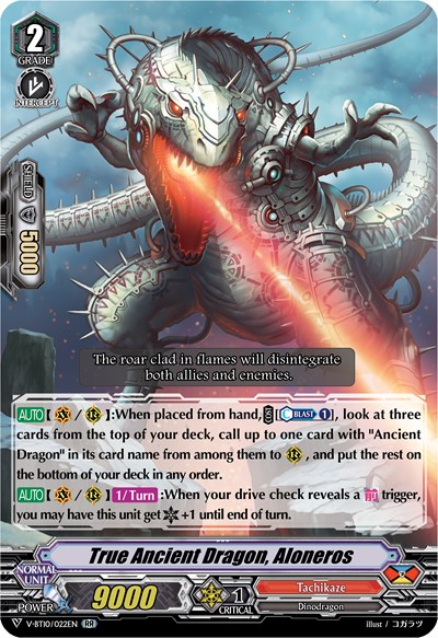 True Ancient Dragon, Aloneros [V Format] V-BT10/022EN