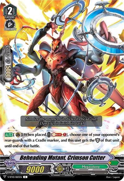 Beheading Mutant, Crimson Cutter [V Format] V-BT10/083EN
