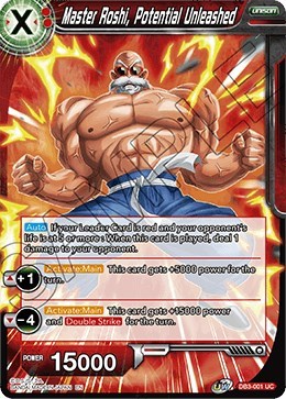 Master Roshi, Potential Unleashed DB3-001