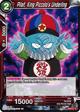 Pilaf, King Piccolo's Underling DB3-011
