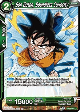 Son Goten, Boundless Curiosity DB3-058