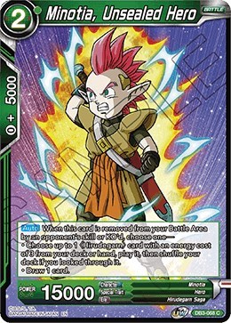 Minotia, Unsealed Hero DB3-068