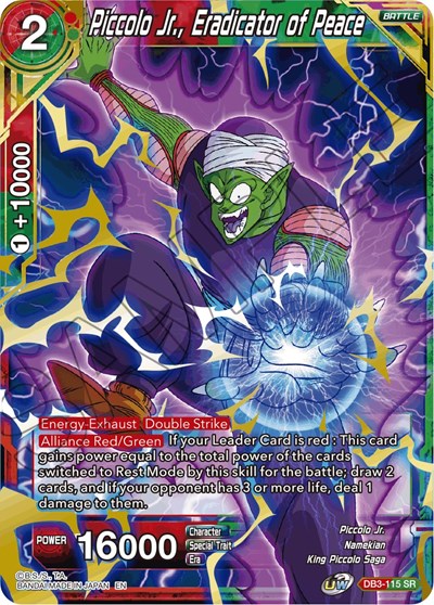 Piccolo Jr., Eradicator of Peace DB3-115