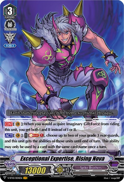 Exceptional Expertise, Rising Nova [V Format] V-BT10/004EN