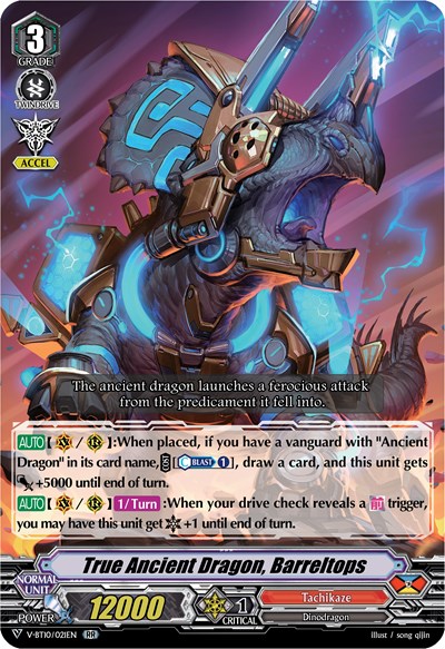True Ancient Dragon, Barreltops [V Format] V-BT10/021EN