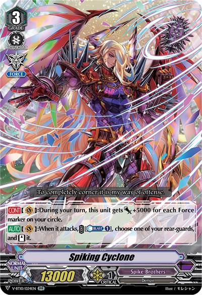 Spiking Cyclone [V Format] V-BT10/024EN