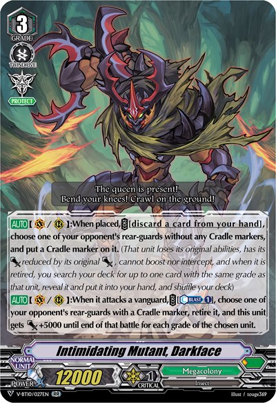 Intimidating Mutant, Darkface [V Format] V-BT10/027EN