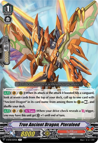 True Ancient Dragon, Pterafeed [V Format] V-BT10/037EN