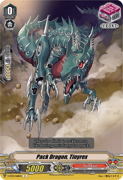 Pack Dragon, Tinyrex [V Format] V-BT10/068EN