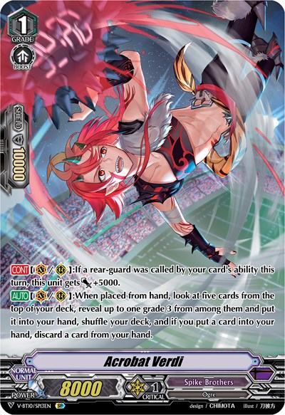 Acrobat Verdi [V Format] V-BT10/SP13EN