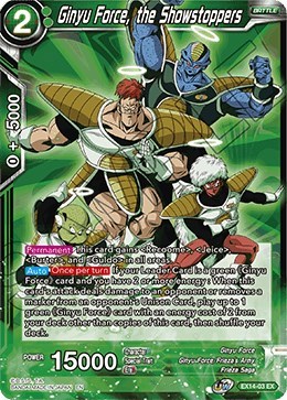 Ginyu Force, the Showstoppers EX14-03