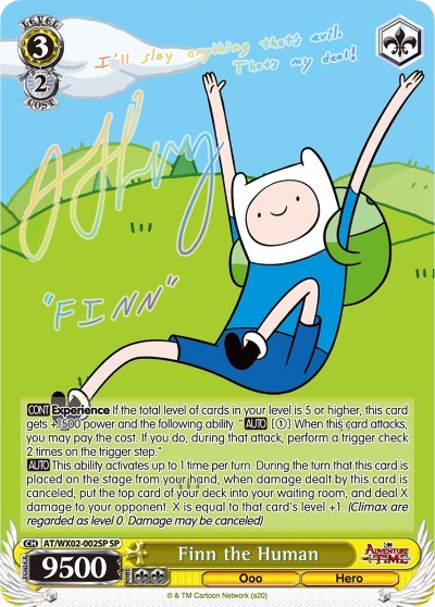 Finn the Human AT/WX02-002SP SP