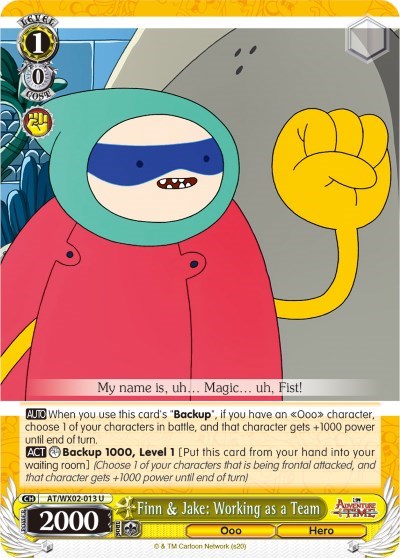Finn & Jake: Working as a Team AT/WX02-013 U