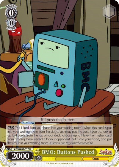 BMO: Buttons Pushed AT/WX02-017 U