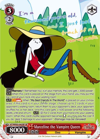 Marceline the Vampire Queen AT/WX02-042SP SP