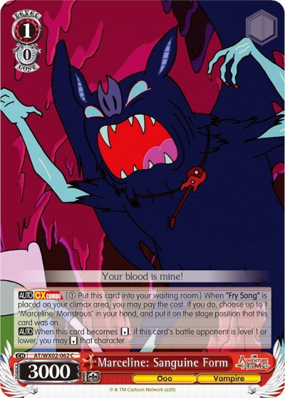 Marceline: Sanguine Form AT/WX02-062 C