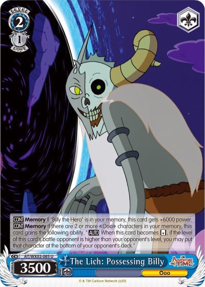 The Lich: Possessing Billy AT/WX02-085 U